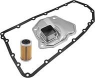 X AUTOHAUX 1 Set Transmission Filter Oil Pan Gasket Kit for Nissan Rogue Sentra NV200 for Nissan Juk