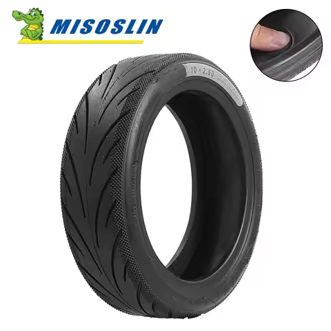 10x2.5 Tubeless Jelly Tires For Segway Ninebot KickScooter F2 F2Plus F2Pro F30D F40D E-Scooter Front