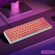 Pudding Keycap Set PBT Translucent OEM Profile Keyset for MX Switch Gaming Mechanical Keyboards