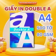 A4 Paper 80gsm 1 Ream 500 sheets of Double A Printing Paper 80gsm Genuine Thai A4 Size