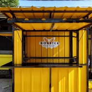 booth container bekas