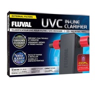 Fluval UVC In-Line Clarifier 3W UV Light Up To 100 Gallons 400L
