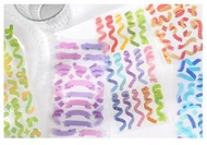 繽紛彩帶雷射貼紙 手帳 裝飾貼紙 漸層感 手機 韓系 DIY BTS 韓星