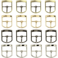 16 Keping Gesper Tali Pinggang Logam, Gesper Pin, Gesper Satu Mata untuk Perkakasan Kulit (2.5cm)