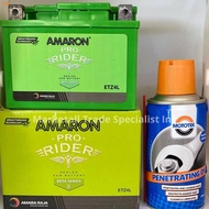✆✧Amaron Motorcycle Battery With Free Penetrating Oil 160ml