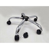 WB002 Office Chair base/Chrome Replacement Base/Heavy Duty Leg/Kaki Tapak Pejabat Kerusi