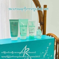 I’Aura set face cleasner serum gel and suncream 4 မျို 💚