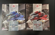 YAMATO 1/60 Macross VF-1J Max & Milia 藍色/紅色 戰機