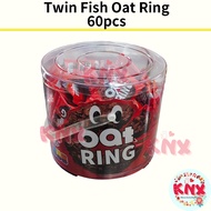 Twin Fish Oat Ring Biscuit Cookies 5.5g x 60pcs