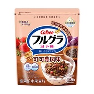 卡樂比（Calbee）即食燕麥片 可可莓水果麥片 380g 日本進口非油炸 營養早餐代餐零食