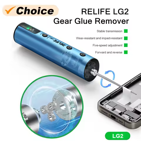 RELIFE LG2 Gear Glue Remover For Mobile Phone LCD Screen Type-C Forward and Reverse Curved/OCA Adhes