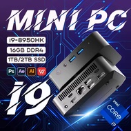 Portable Mini PC Intel Core i9 8950HK  Windows 11 Desktop PC 16GB DDR4 1TB 2TB SSD WiFi 6 Mini Pc Co
