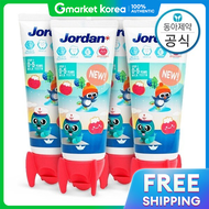 Jordan | Kem đánh răng trẻ em Jordan dành cho trẻ dưới 5 tuổi với hàm lượng Fluor thấp 500ppm New St