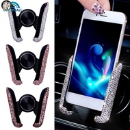 IP Universal Car Phone Holder with Bing Crystal Rhinestone Car Air Vent Mount Clip Cell Phone Holder