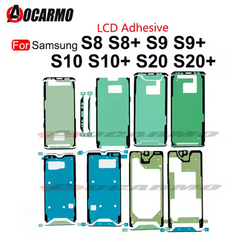 1PCS Adhesive For Samsung Galaxy S8 S9 S10 S20 S22 Plus S21 FE S8+S20 Ultra Front LCD Screen Sticker