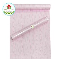 BHW Wallpaper Pink Spiral Design PVC Self Adhesive Waterproof Wallpaper Fabric Safety Home Decor L21