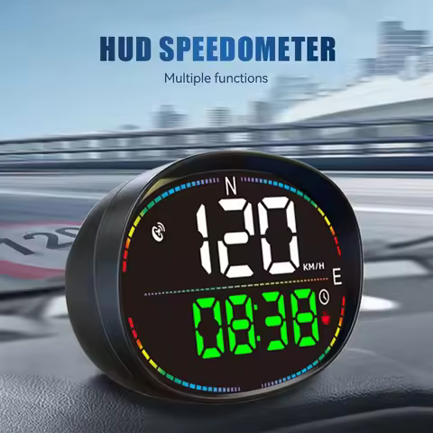 Car Head Up HD Display GPS Speedometer Speed KMH Digital HUD Windshield Projector for Cars Auto Elec