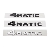 3D ABS Car Letters Rear Trunk 4Matic Logo Emblem Stickers Badge For Mercedes ML 320 CDI C300 GLK 220