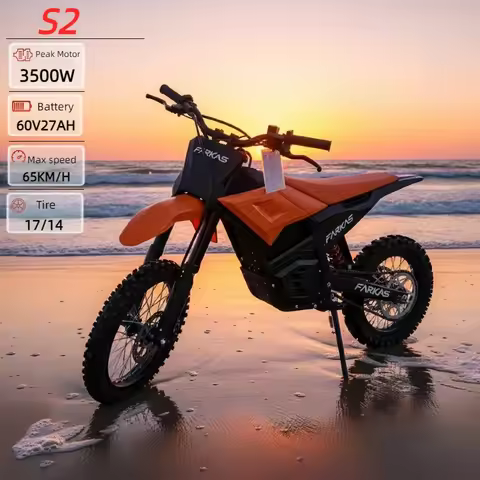 Peak 3500W 60V 27ah Battery All-Terrain E-Bike 55km/h Off-Road Electric Motorcycle IPX6 Electric Mou