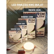 Kawachi Round Yellow Warmwhite Led Panel Downlight 10watt 18watt 24watt 36watt