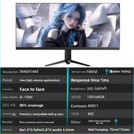 Aoc 34 Inch Qd-Oled Curved Gaming Monitor 3449Hz 165Hz 1ms 3200X1440 Qhd FreeSync G-Sync Gaming Moni