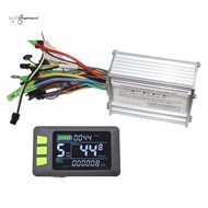 36V 48V 52V 60V 350W 18A Brushless DC Motor Controller Ebike Controller P3C LCD Display Speedometer