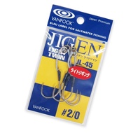 VANFOOK fishing hooks JIGEN JL-45 LIGHT TWIN ASSIST HOOKS