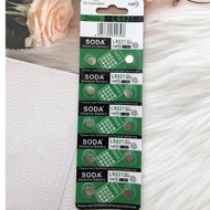 Watch Battery SR621SW SODA - SR621 - 621 - 364 - AG1 - LR621 Pack of 10