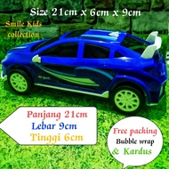 MAINAN ANAK MOBIL RKC SPORT Diecast Mobilio Pilihan Variasi Warna Merah Biru Putih & Merah Size 21cm