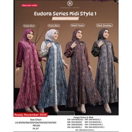 EUDORA SERIES STYLE 1 DRESS AND MIDI ️RAYON MOTIF Dress ️ DAILY GAMIS ️PREMIUM RAYON Dress ️EUDORA M