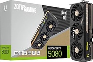 ZOTAC Gaming GeForce RTX 5080 Solid OC DLSS 4 16GB GDDR7 256-bit 30Gbps PCIE 5.0 Gaming Graphics Car