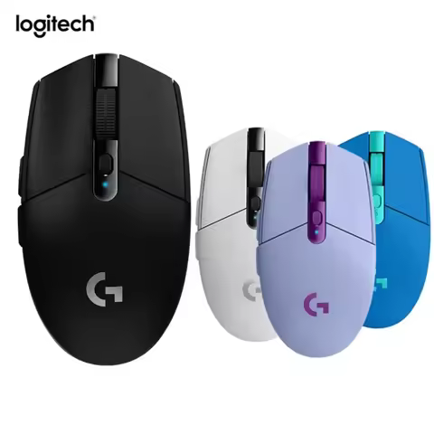 Logitech G304 Ligthspeed Wireless Gaming Mouse, Hero 12K Sensor, 12000DPI, 6 Programmable Buttons, C