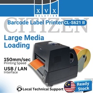 XVX Citizen CL-S621II-CL-S631II Industrial Printers | Thermal Transfer Barcode Label Printers