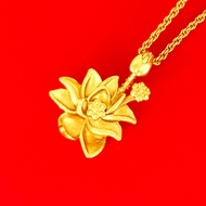 11.27 Sand Gold Bodhi Lotus Pendant Lotus Lotus Bud Necklace