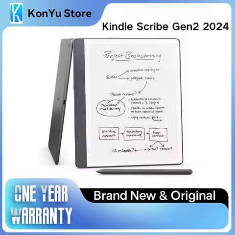 Kindle Scribe 10.2" 300PPI E-Ink Tablet 16/32/64GB WiFi Bluetooth Premium Pen eReader Notebook for R