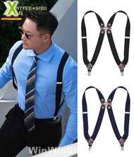 Đai Đeo quần 2 Kẹp bản nhỏ 2.5cm - Holster Suspender chữ X Phụ Kiện