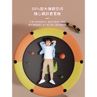 Indoor Trampoline for Home Use, Small Baby Bounce Bed, Family Bounce Trampoline with Safety Net for 