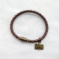Say cheese! | 棕色 | 皮繩手環