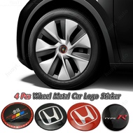 [Limited Time Offer] 4PCS Honda 56mm Aluminum Wheel Hub Center Sticker Car Decoration Accessories fo