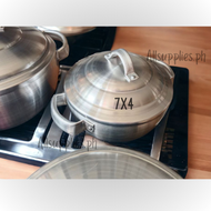 Aluminum Casserole KASEROLA Makapal PINUKPOK ng pampanga Sold per pc Carinderia & home kitchen cooki
