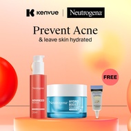 [Bundle of 2] Neutrogena Advanced Acne Serum & Hydro Boost Nourishing Cream Set + FREE Sunscreen 5ml