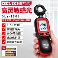 德力西（DELIXI）照度计光照测光仪高精度流明测试仪亮度计光照计测度仪照度计