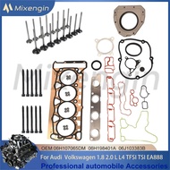 Head Gasket Set Intake Exhaust Valves Bolts Kit Fit Audi Volkswagen 1.8 2.0 L T TFSI TSI EA888 Engin