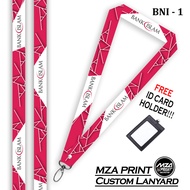 [ Ready Stock ] 2 DESIGN BANK ISLAM + FREE ID Card Holder| PREMIUM QUALITY Lanyard Bank Islam