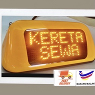 Taxi Roof Top Sign Cover for Kereta Sewa / LED Light Display Taxi Cap /Jambul Teksi Lampu Bumbung ‘L