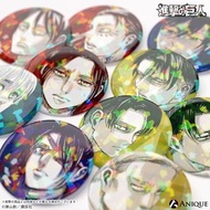 ANIQUE 里維 & 漢吉 碎鑽亮面徽章 2入組