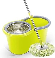 Rotating Mop, Spin Mop and Bucket Set Spin Mop Home Cleaning System By Floor Mop with Bucket Hardwood Floor Cleaner Decoration