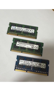 8GB DDR3/DDR3L Notebook RAM, Samsung Micron Hynix