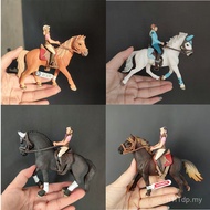 German Sile Simulation Horse Model World Famous Horse White Horse Competitive Horse Technology Toys 