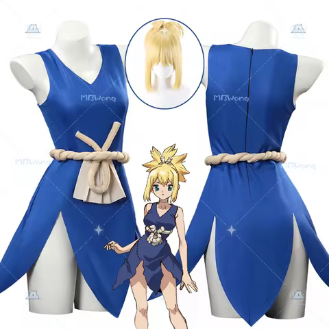 Anime Stone Kohaku Cosplay Costume Amber Cosplay Costume Wig Shoes Lioness Senku Gorilla Chrome Senk
